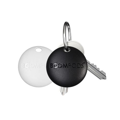 Pack de 2 Balises connectées Boompods Finders Boomtag Noir et Blanc