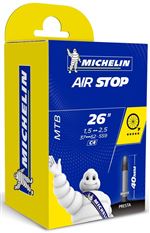 Chambre à air Michelin Airstop Butyl 26 x 1.45/2.20 FV 40mm Noir