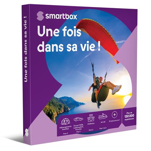 Coffret cadeau SmartBox Une fois dans sa vie !