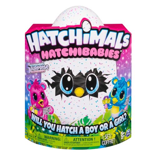 Peluche interactive Hatchimal Hatchibabies Cheetree Modèle aléatoire