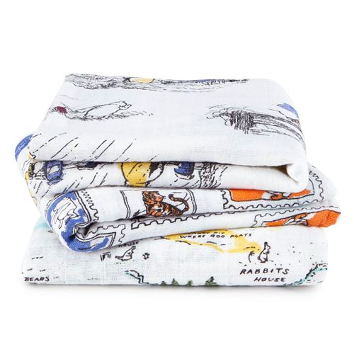 Coffret de naissance Disney Lot de 3 petits-langes Winnie the Pooh
