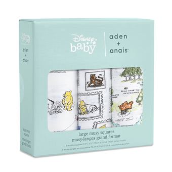 Coffret de naissance Disney Lot de 3 petits-lange Winnie the Pooh