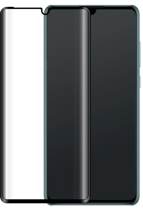 BigBen 2.5D Verbonden Gehard Glas Schermbeschermer Transparant Zwart voor Huawei P30