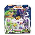 Pack Duo Figurines Akedo Tortues Ninja Modèle aléatoire