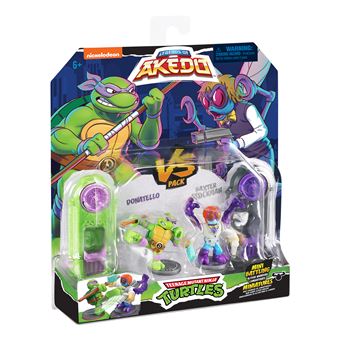 Pack Duo Figurines Akedo Tortues Ninja Modèle aléatoire