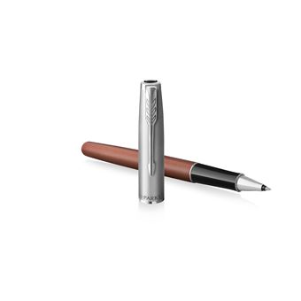 PARKER Sonnet Essentiel Stylo roller, Orange, Recharge noire pointe fine, Coffret cadeau