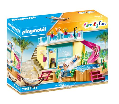 Playmobil Family Fun 70435 Bungalow avec piscine