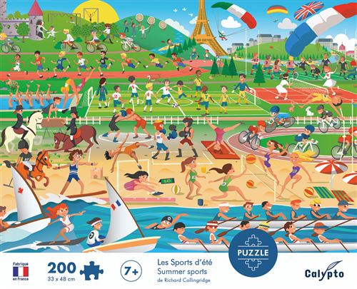 Sentosphere Puzzle 200 Pièces Sentosphère Les Sports D'été