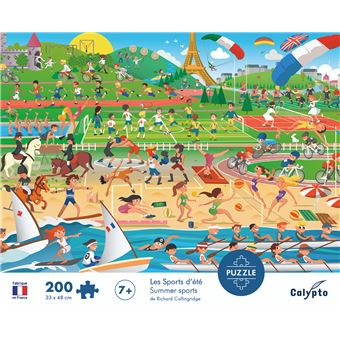 Puzzle 200 pièces SentoSphère Les Sports d'été - 1