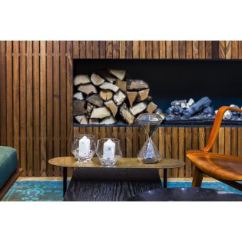 Sablier orné de cristaux Swarovski® Noir métallisé Crystal Party Exclusivité FNAC