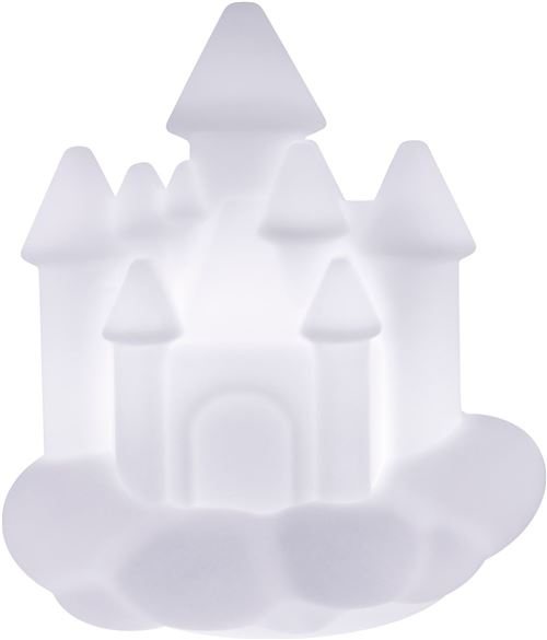 Enceinte Lumineuse Sans Fil Bluetooth Bigben Lumin'Us Château Blanc