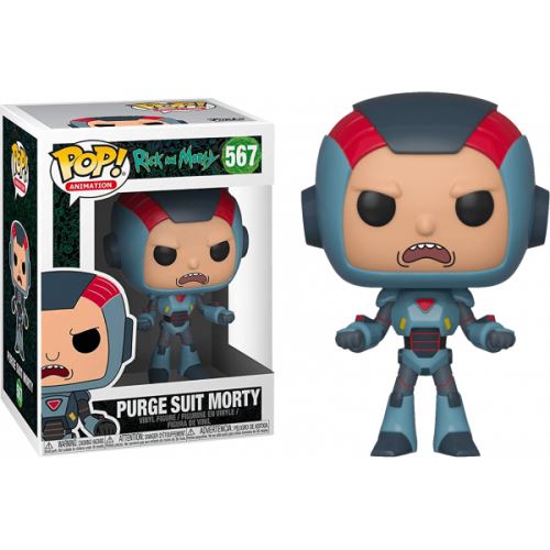 Funko Figurine Pop Animation Rick Et Morty 567 Purge Suit Morty