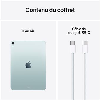 Apple iPad Air 11" Puce M3 512 Go 5G 7ème génération 2025 Bleu