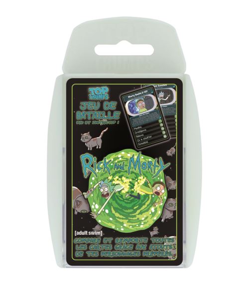 Jeu de cartes Winning Moves Top Trumps Rick et Morty