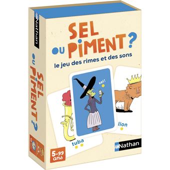 Jeu de société Nathan Sel ou piment