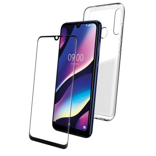 Pack Wiko Coque Transparent + Verre trempé pour View 3