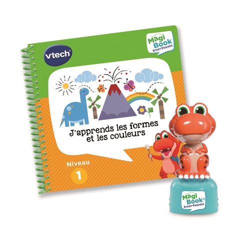Livre interactif Vtech MagiBook Story'Friends J'apprends les formes et les couleurs avec Figurine - Vtech