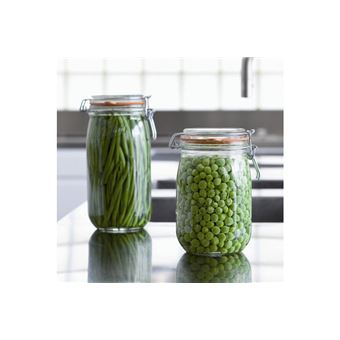 Lot De 2 Bocaux Le Parfait Vintage 1L – Verre Avec Couvercle – Idéal Déco/conserve