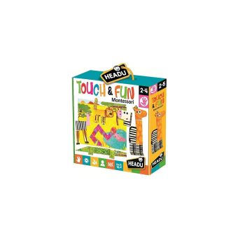 Puzzle Headu Montessori Touch et Fun Animal