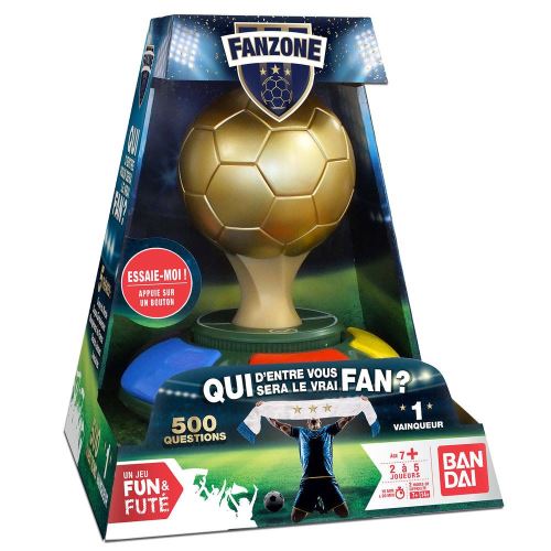 Bandai Funs & Futés-Fanzone Foot Société-Jeu D'Ambiance Interactif pour La Famille et Les Amis, Zz06209