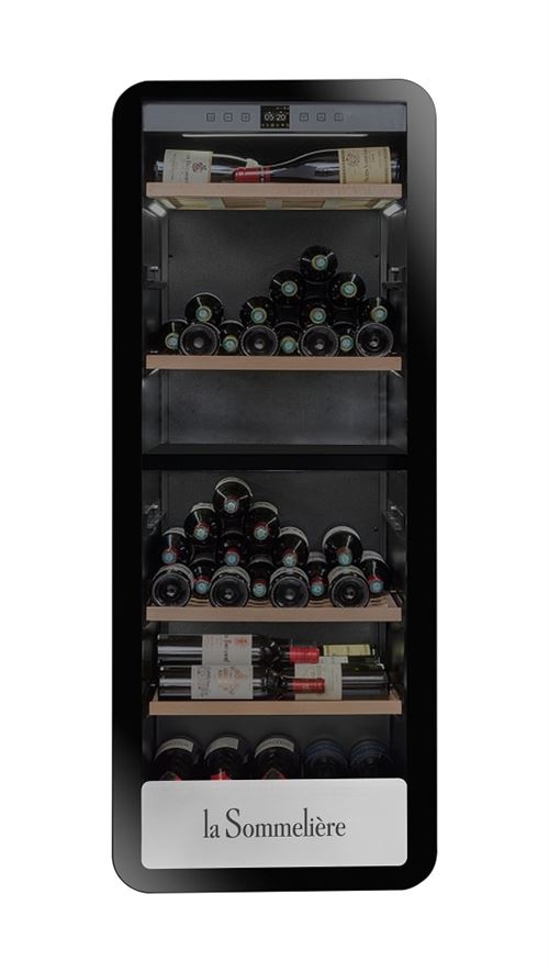 Cave de vieillissement La Sommeliere APOGEE145DZ 143 bouteilles Noir