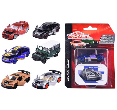 Majorette Multicolore Voiture Deluxe Cars Modèle Aléatoire