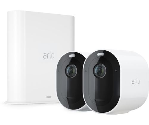 Pack De Caméras De Surveillance Connectées Arlo Pro 3 2K Hdr Vms4240P-100Eus Intérieure-Extérieure Blanc
