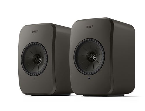 Enceintes Connectées Hi-Fi Kef Lsx 2 Lt Gris Graphite Vendues Par Paire