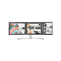 LG 49WL95C-W - LED-monitor - gebogen - 49" - 5120 x 1440 Dual Quad HD - IPS - 360 cd/m² - 1000:1 - 5 ms - 2xHDMI, DisplayPort, USB-C - luidsprekers
