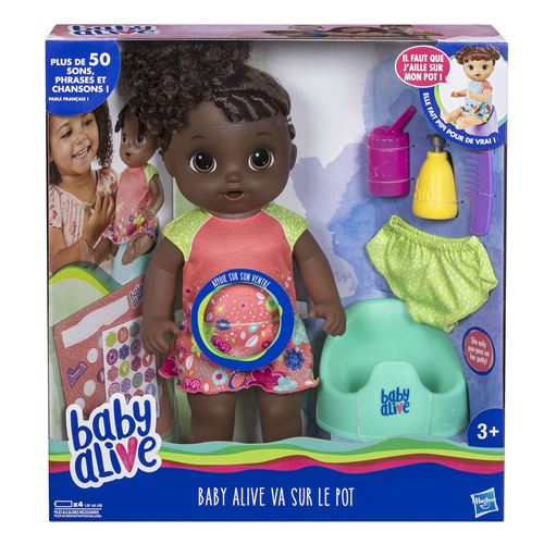Poupée Baby Alive Va sur le pot Chocolat