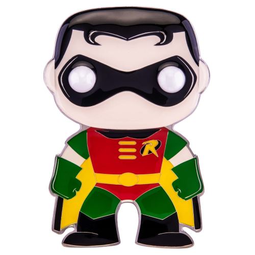 Funko Pop! Pin’S Géant Avec Stand 10 Cm Dc Comics Robin
