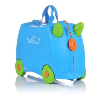 5€75 sur Valise Trunki Terrance Bleu 18 L 4 roues - Produits bébés