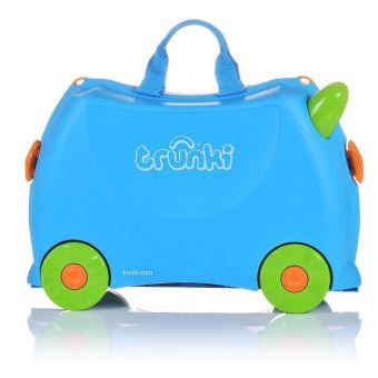 5€75 sur Valise Trunki Terrance Bleu 18 L 4 roues - Produits bébés