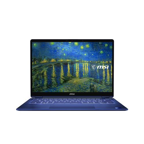 PC portable MSI Prestige 14 Flip AI+ Vincent van Gogh Edition 261FRN 14 Ecran Tactile Full HD+ Intel® Core™ Ultra X9 RAM SSD étoilée sur le Rhône