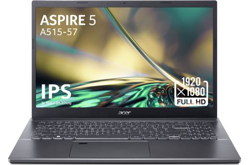 Pc Portable Acer Aspire 5 A515-57-771G 15,6" Full Hd 60 Hz Intel® Core™ I7 16 Go Ram 1 To Ssd Gris