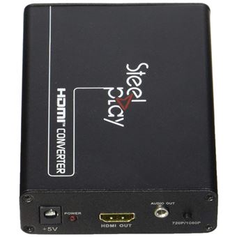 Convertisseur péritel en hdmi, adaptateur vidéo vidéo péritel en HDMI  1080p, black_tmall