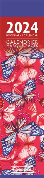 Calendrier Marque-Pages Pictura 2024 Pattern Papillons