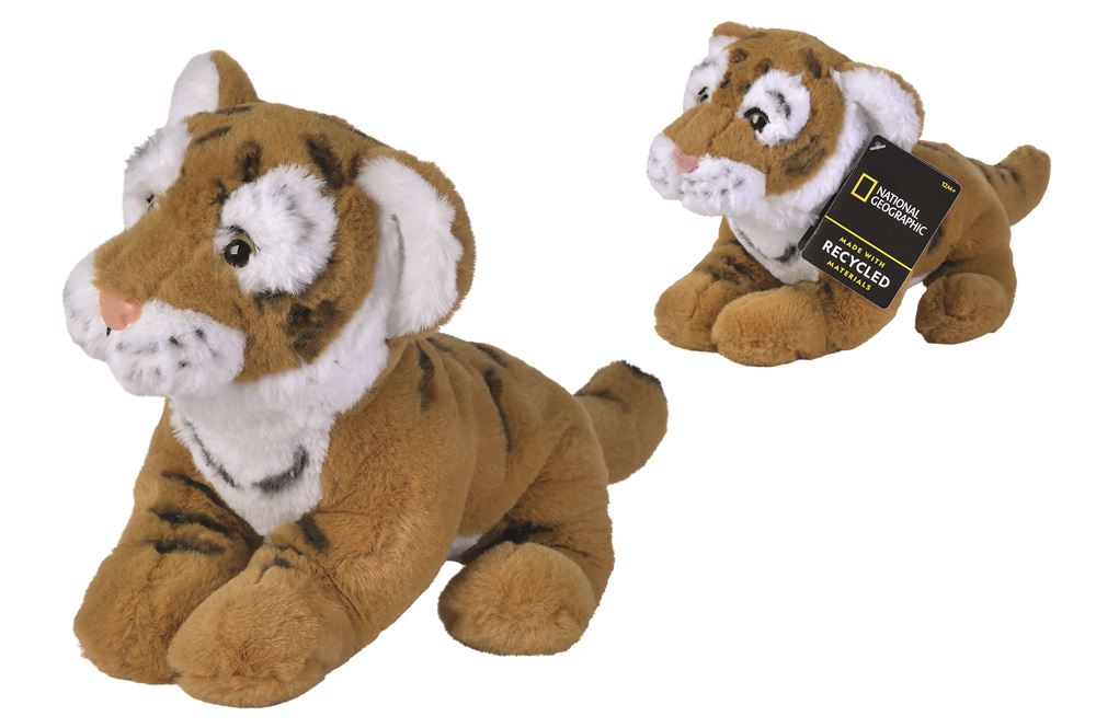 Animal en peluche National Geographic Tigre 25 cm Animal en peluche Achat prix fnac