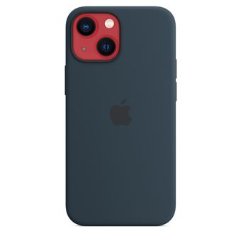 Coque IPhone 13 Silicone Souple Avec Lanière Réglable – Étui Bandoulière Antichoc Bleu