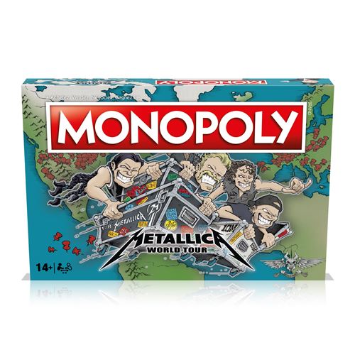Jeu Classique Winning Moves Monopoly Metallica