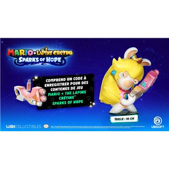 Figurine Mario + The Lapins Crétins Sparks of Hope : Lapin Peach