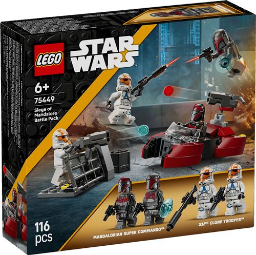 LEGO® Star Wars™ 75449 Pack de combat Le Siège de Mandalore