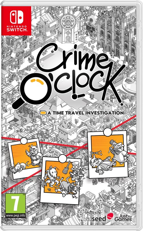Pochette avant du jeu Crime O'Clock Nintendo Switch