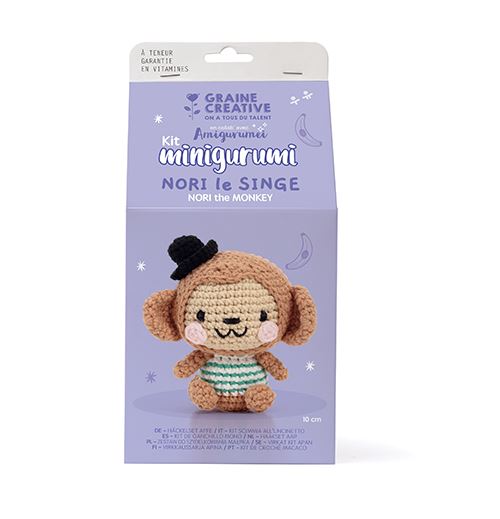 Graine Créative Kit Amigurumi Nori Le Singe Multicolor Autres Multicolore - vue 2