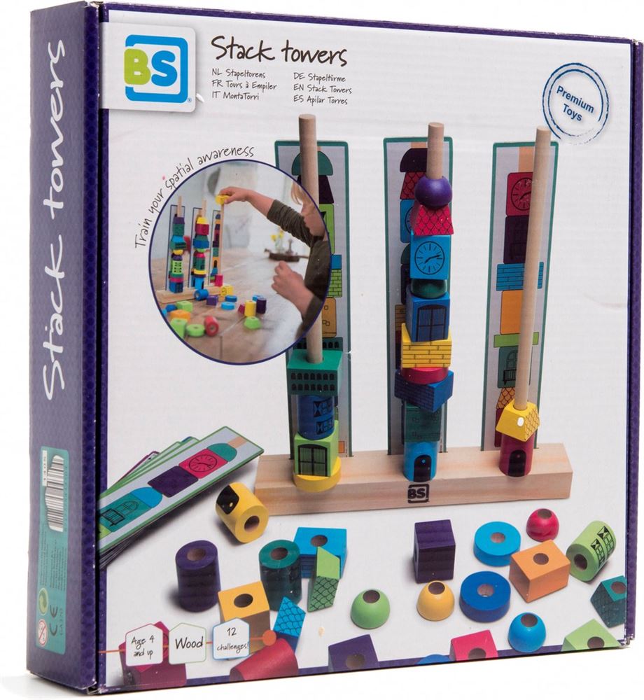 Tour à Billes éducative Pour Bébés - Jouet Empilable Avec Rampes Et Boules - Stimule La Créativité Et La Motricité - Design Cochon Rigolo