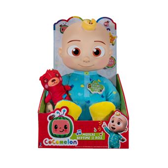 Peluche Cocomelon Bedtime JJ Doll avec son