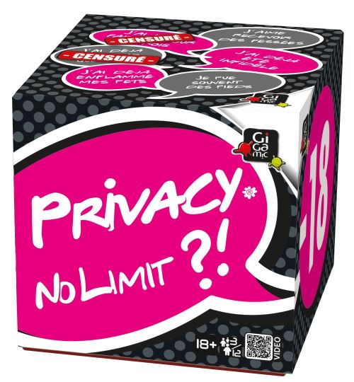 Jeu d'ambiance-Privacy no limit Gigamic : King Jouet, Jeux de société  Adultes Gigamic - Jeux de société