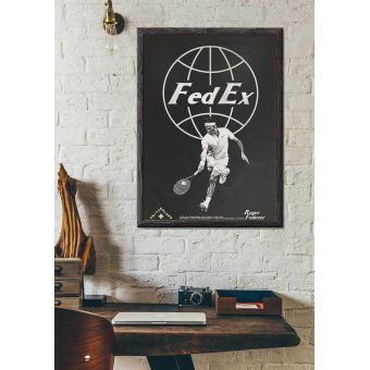 Affiche Sergeant Paper Roger Federer 3 30x42 cm Edition limitée signée