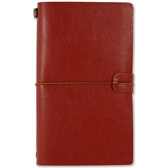 Journal de voyage Peter Pauper 12 x 20 cm bordeaux - 1