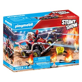 Playmobil Stuntshow 70554 Stuntshow Véhicule et pompier